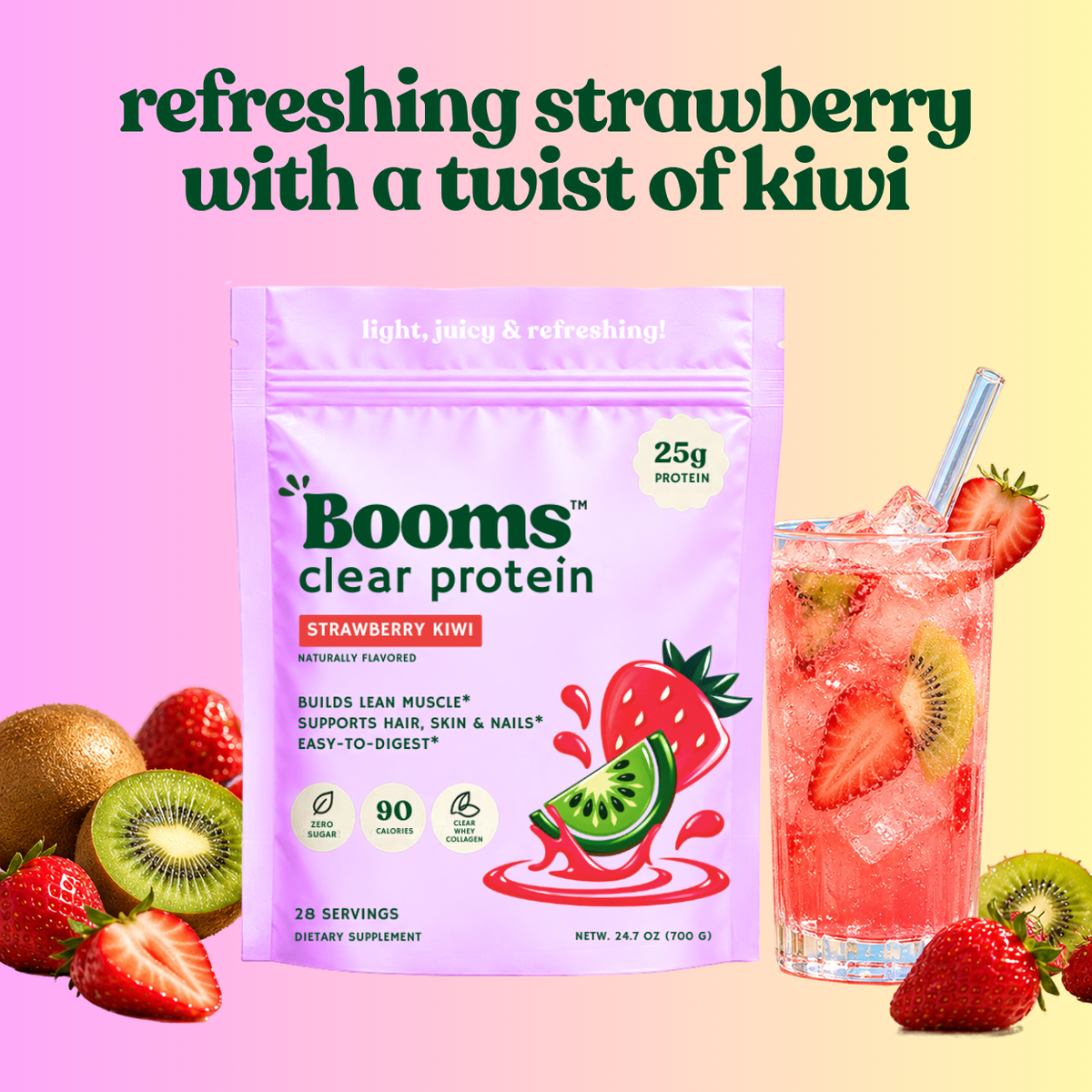 Strawberry Kiwi — Clear Protein