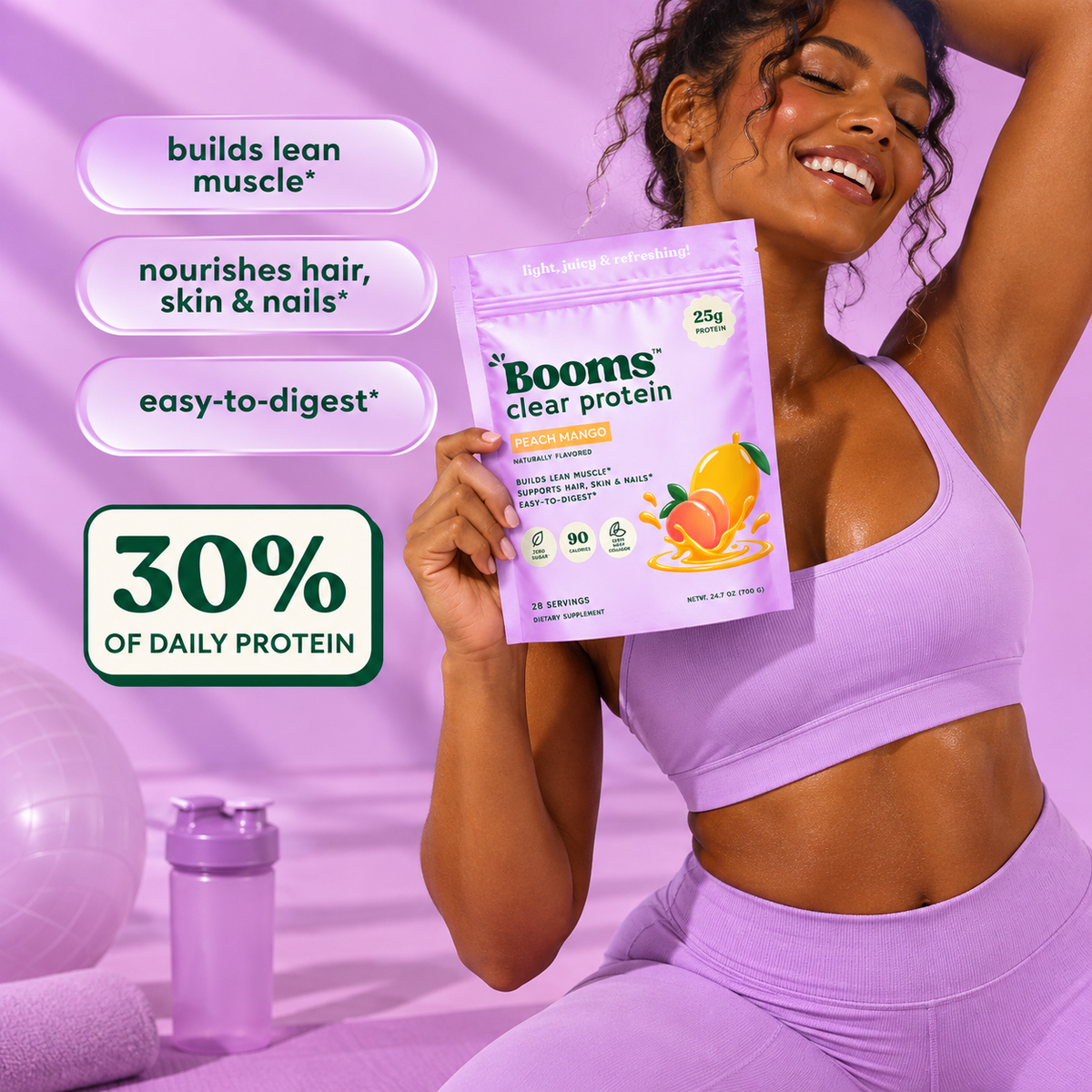 Peach Mango — Clear Protein