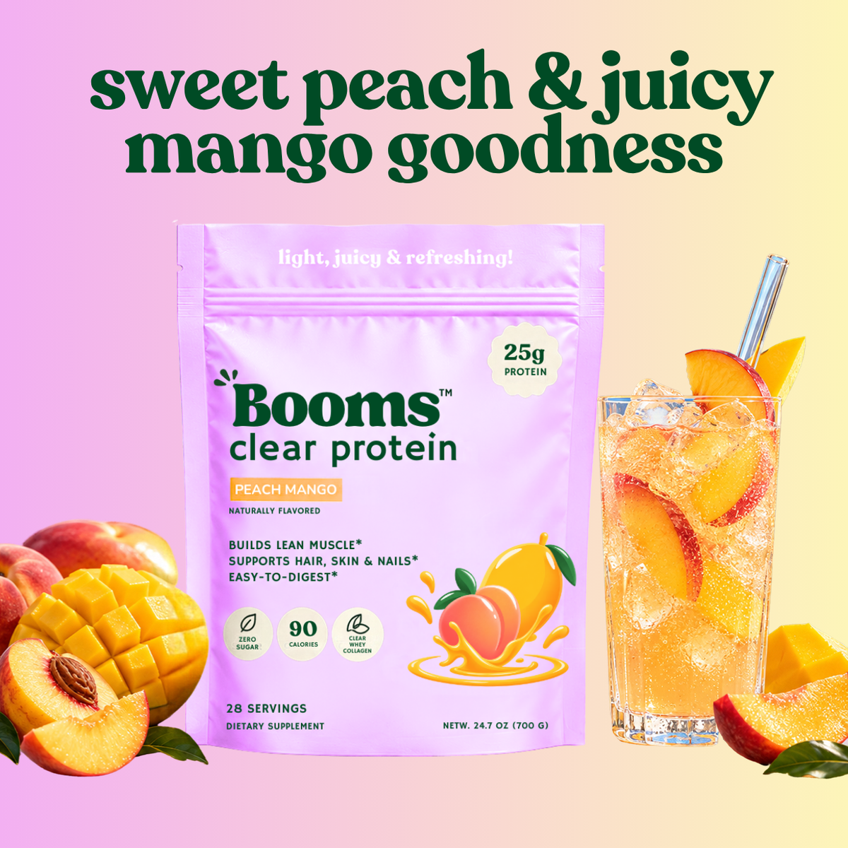 Peach Mango — Clear Protein