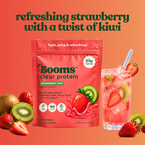 Refreshing strawberry with a twist of kiwi